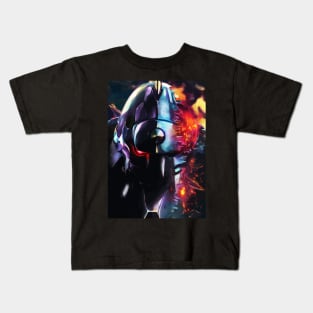 Broken Neon Armor Kids T-Shirt